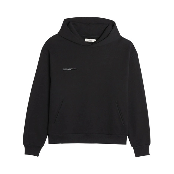 Pangaia Other - Pangaia Unisex Black Hoodie Size S Organic Cotton Heavyweight Pullover